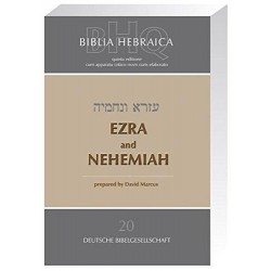 Biblica hebraica Quinta Ezar et Nehemie