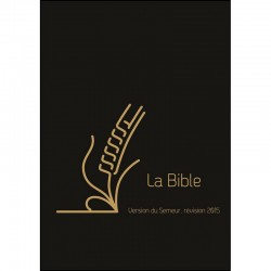 Bible Semeur 2015 cuir vachette noir tr.or