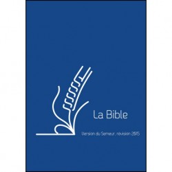 Bible Semeur 2015 poche PU zip bleu