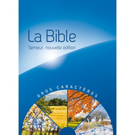 bible semeur 2015 fros caractère rigide bleu illustrée