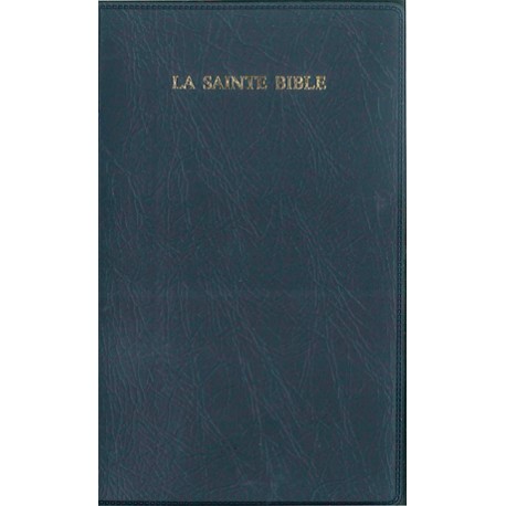 BIBLE SEGOND DE 1910 STANDARD RELIURE SOUPLE VINYL BLEU 1029