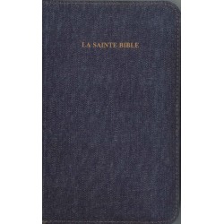 Bible Segond 1910, jeans, glissière, onglets
