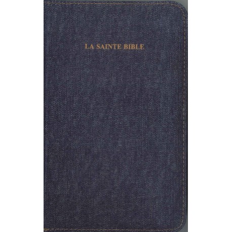 BIBLE SEGOND 1910, JEANS, GLISSIÈRE, ONGLETS 1038