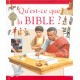 QU'EST-CE QUE LA BIBLE? 7001