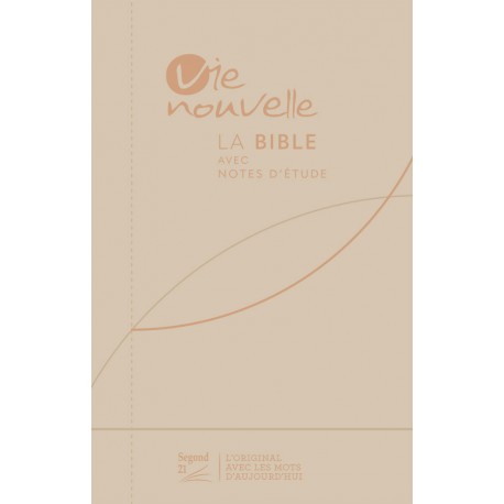 Bible Vie Nouvelle S21 (vivella beige )