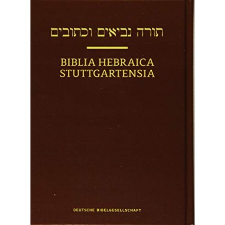 Biblia Hebraica Stuttgartensia compacte 14/19