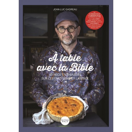 A table avec la Bible | un livre de cuisine