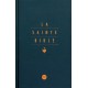 la sainte bible, colombe compact rigide bleue