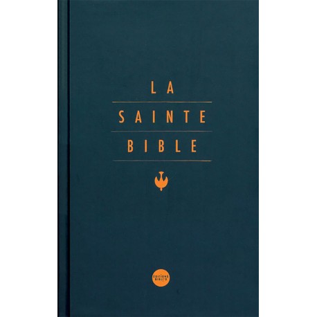 la sainte bible, colombe compact rigide bleue