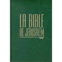 Bible de Jérusalem avec notes hc verte