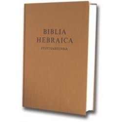 BIBLIA HEBRAICA STUTTGARTENSIA 1701